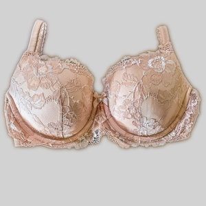 Victoria’s Secret Body by Victoria blush Demi lace bra